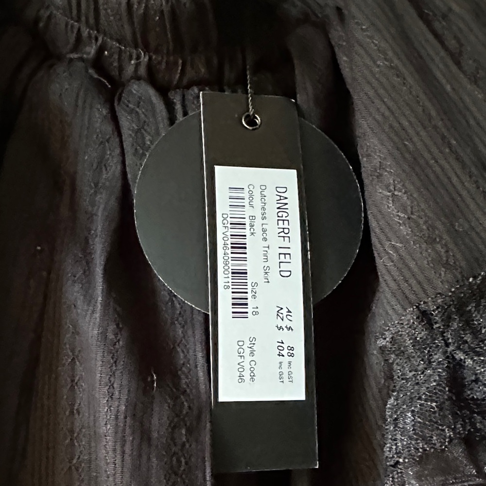 NWT Dangerfield Duchess Lace Trim Skirt AUS18 - Picture 2 of 3